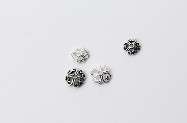 Free shipping 120 pcs/lot Receptacle Flower cap gasket DIY Handmade Jewelry Accessories