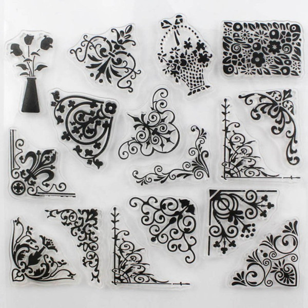 Newest Flower Design Clear Transparent Stamp DIY Scrapbooking Card Making Christmas Decoration Supplies