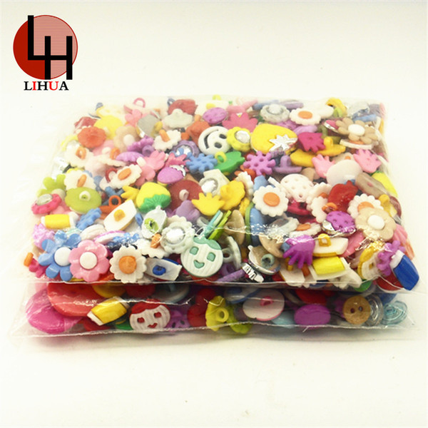 Apparel Sewing 200Pcs/lot Mixed 2 Holes Resin Flower Sewing Buttons Scrapbooking Accessories cute animal DIY decorative button