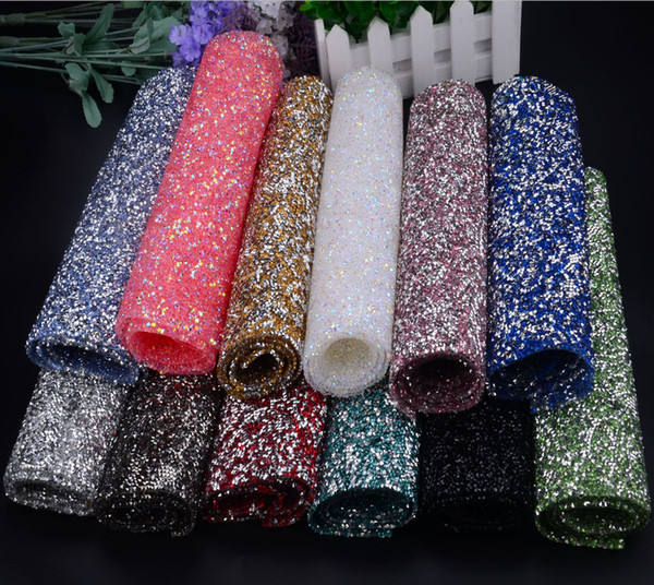 promotion!bling bridal bouquet rhinestone banding,1 sheet/lot,24*40cm,ab color with silver,hot fix crystal trimming applique