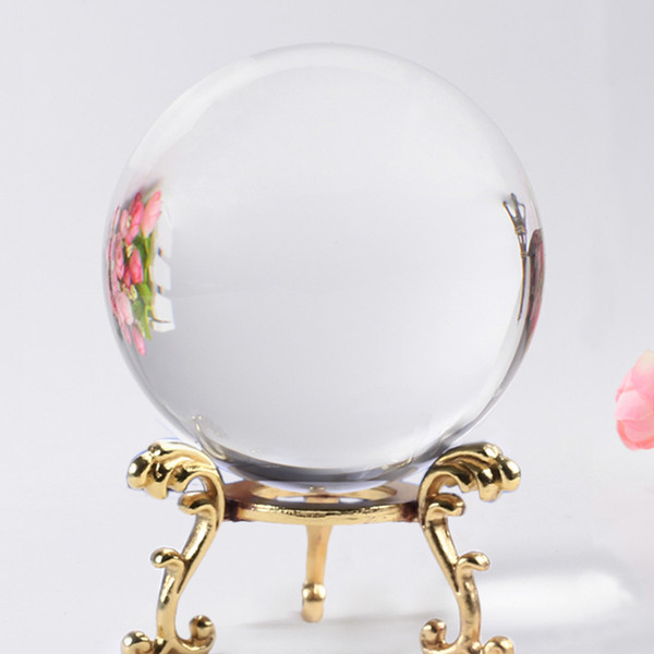 60/70/80MM Photography K9 Crystal Ball Ornament FengShui Globe Divination Quartz Magic Glass Ball Home Decor Sphere bola de cristal