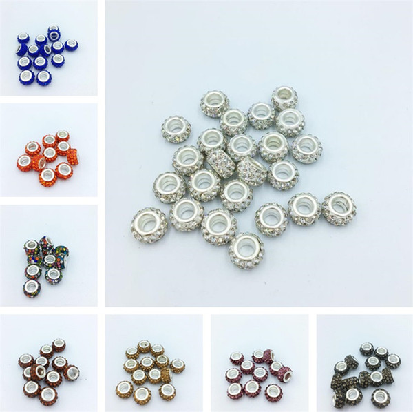 Fashion accessories multicolor water drill Bracelet parts DIY large hole Bead Bracelet parts bracelets necklace accessories T6I6021