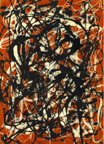 Framed Jackson Pollock Free Form Canvas Print Paintings On High Quality Canvas Multi sizes Available Free Shipping berkin