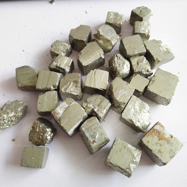 Natural lovely nice chalcopyrite cube crystal healing crystal mineral stone for sale tumbled stones s cube specimen