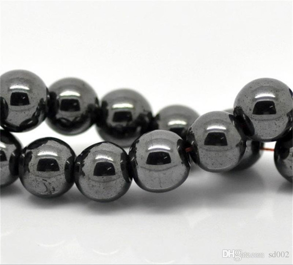 Small Ornaments Parts Manual Round Bead Hematite Beads Man Woman Party Supplies Decoration Arts Crafts Gifts Easy Carry 1 8td cc