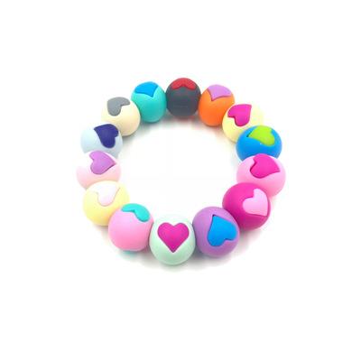 Silicone Beads for Teething Necklace Silicone Teething Beads For Baby Teether BPA Safe Loose Beads