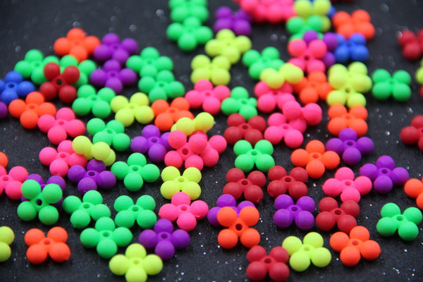 500 pcs/box,small size plum shape DIY bead for all kinds of Handicrafts acrylic material free shipping wholesale