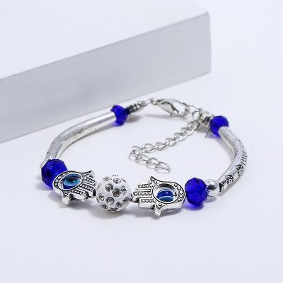 The new 2018 palm Fatima evil eye bracelets Europe and the United States diamond-encrusted bracelet female factory direct sale