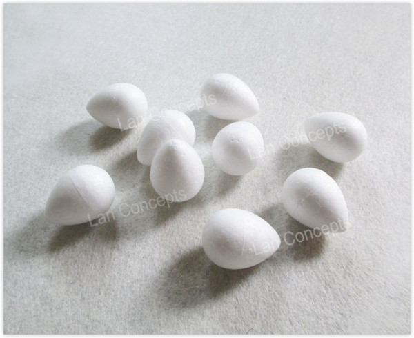 Free shipping Styrofoam Balls Rose Bud for DIY Craft Nylon Stocking Flower - 20mmx30mm 300pcs/lot LFA0016