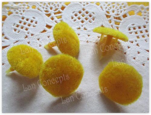 2.5cm Artificial Sunflower Coreopsis Stamen for DIY Nylon Stocking Flower - 100pcs/lot LFA0045 Free shipping wholesale