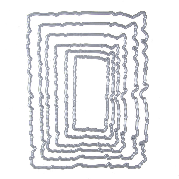 127*98mm frame set stencil Metal Cutting Knives Cutting Dies Practice DIY Scrapbooking Album Craft dies q171128