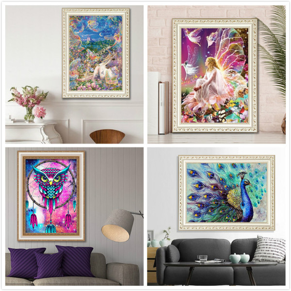 NEWLIFE Self DIY 5D Diamond Painting Bedroom Living Room Entrance Corridor Home Decoration