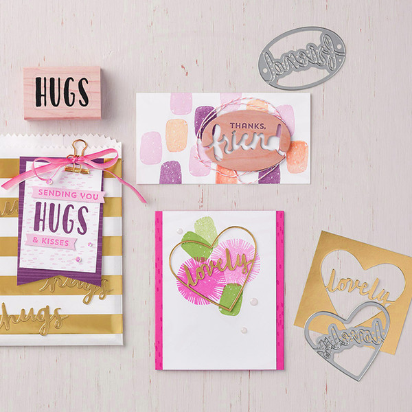 GJCrafts New 2018 3Pc/Lot 163*57MM Metal Cutting Dies Heart Alphabet Decoration Scrapingbook Embossing Stencil Card DIY Craft