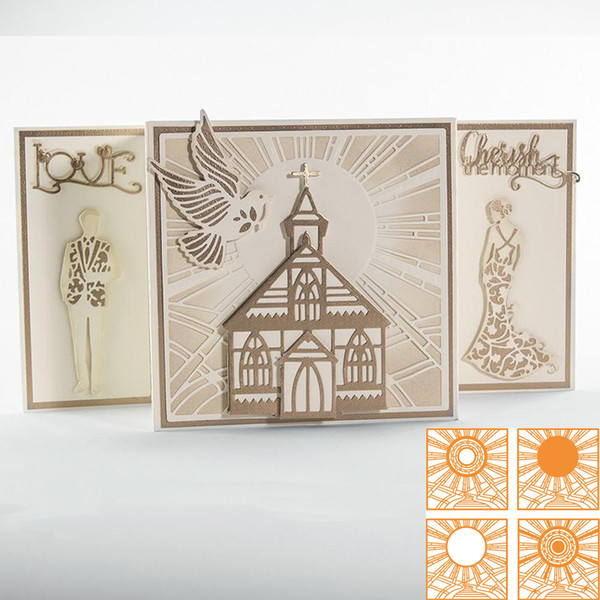 The Sun Shines Brightly Metal Cutting Dies New Stencils for DIY Scrapbooking DIY Paper Cards Craft Making Craft Decoration