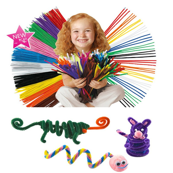 Colour Top Velvet Wire Craft Supplies Manual Material Science Twist Bar Toys Children Early Education Plaything Volatile Hot Sale 2 6qzE1