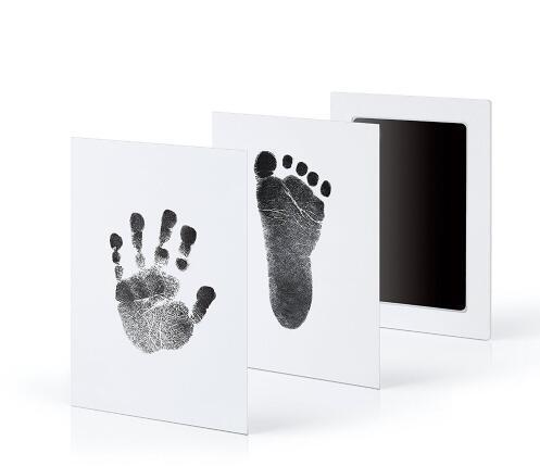 Newborn Baby Handprint Footprint Inkless Touch Non-Toxic InkPad DIY Photo Frame Infant baby hand and footprint Souvenir