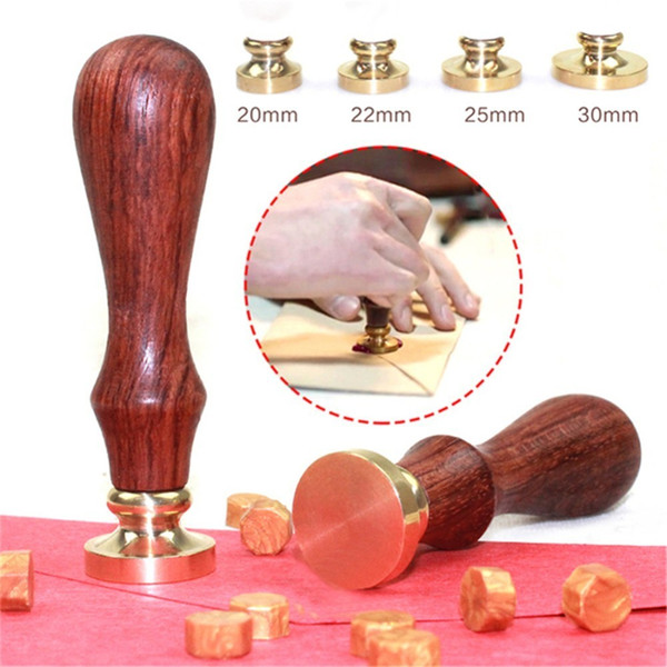 4 kinds of Size Retro Sealing Wax Stamp Copper Head Round Copper Head for Envelope Sealing