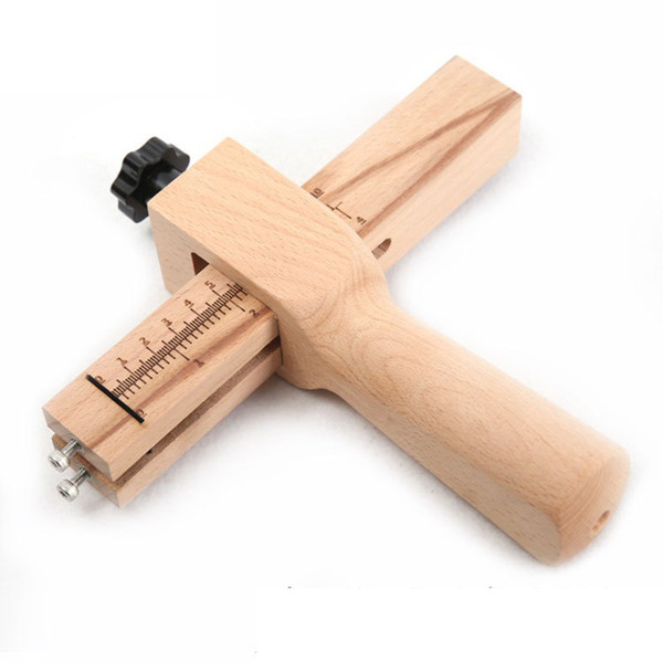 Professional Wood Adjustable Strip and Strap Cutter Craft Tool Leather Hand Cutting Tools DIY Free Shipping