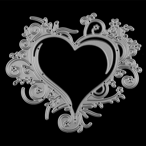 Metal Star Heart Shape Cutting Dies Stencil For DIY Scrapbooking Album Paper Card Craft