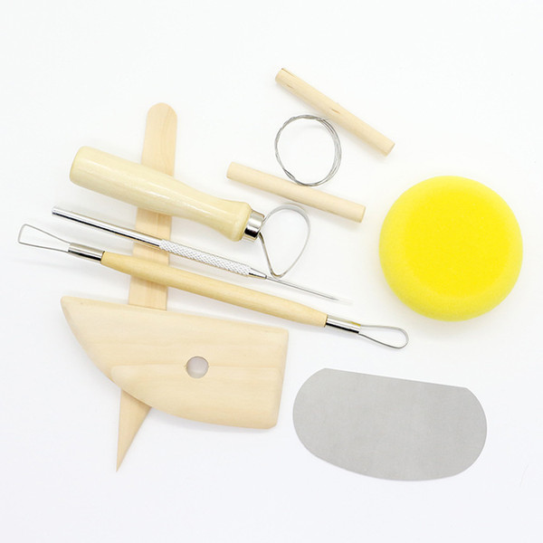 Reusable Diy Pottery Tool Home Handwork Wear Resistant Supplies Clay Sculpture Ceramics Molding Drawing Tools Universal Flexible 8pcs/set