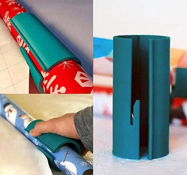 Hot Sale Little ELF Cutting Wrapping Paper Made Easy and Fun Wrapping Paper Cutter Showing Shelf