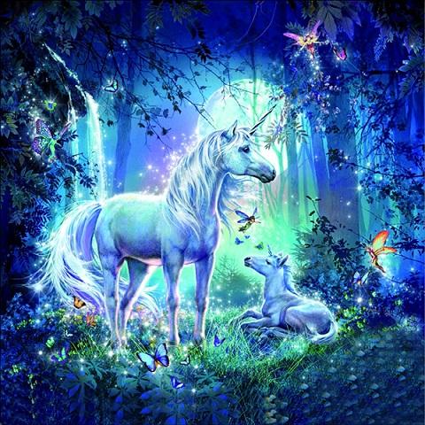 Animal Models 5D Diamond Painting Point Diamond Cross DIY Diamond Embroidery Magic Square Drill Unicorn Decorative Painting