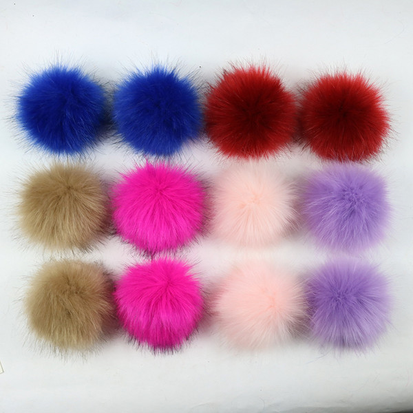 20 Colors 8/10/12/15cm Artificial Fox Fur Pom Pom Ball Craft Tools Home Room Decor Party Supplies Wedding Decoration