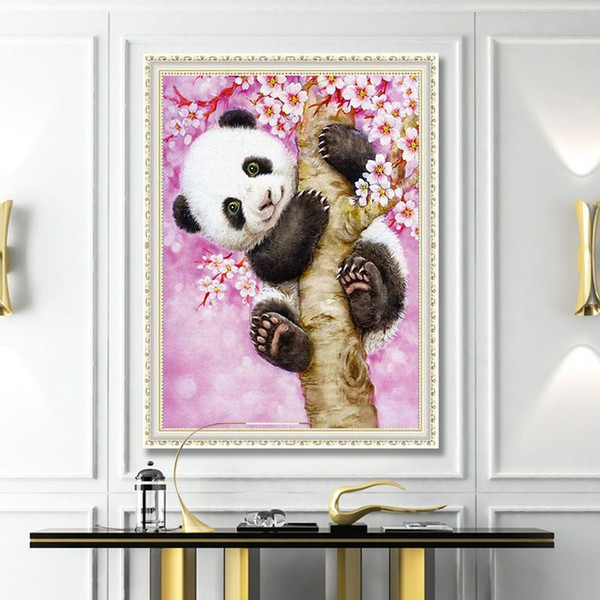 New Lovely Panda Framed Pictures Painting By Numbers Owl DIY Digital Oil Painting On Canvas Home Decoration Wall Art