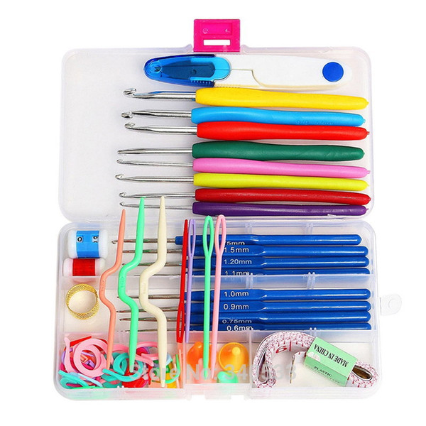 Crochet hooks Needles Stitches knitting Craft Case crochet set in Case Yarn Hook DIY Crafts home supplies