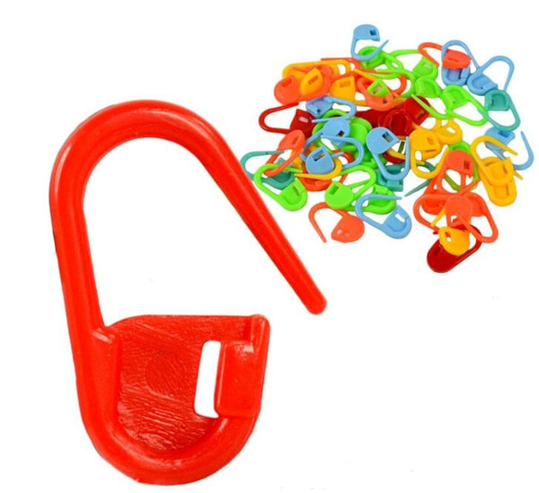 10 Colors Colorful Plastic Needle Clip Hook Knitting Crochet Locking Stitch Markers Crochet Latch Knitting Tools