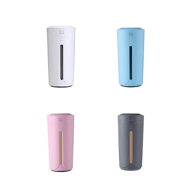 Household Mini Lighting cup Humidifier cute Style Ultrasonic Mist Maker Air Humidifier home Air Humidifier Water Sprayer Diffuser LJJQ149