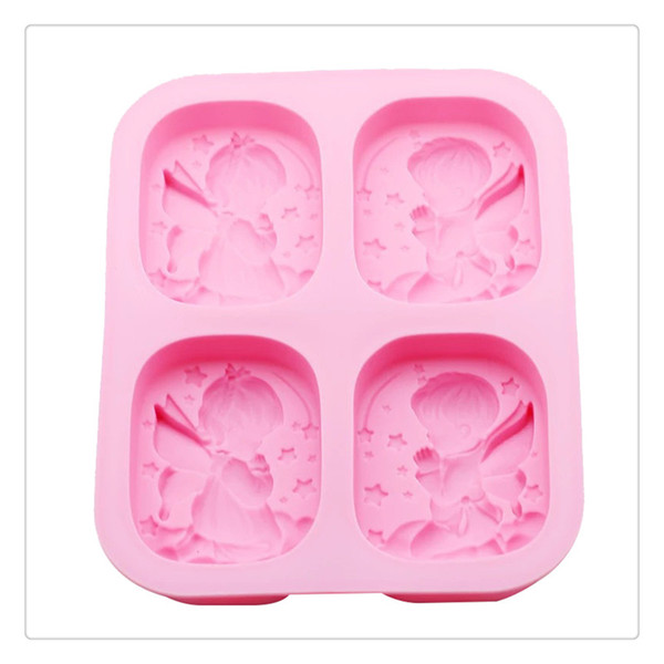 Cake Mold Kitchen Tools Silicone Angel Shaped Decorating Making Candy Fondant Clay Soap Suitable For Making Fondant cake chocolate