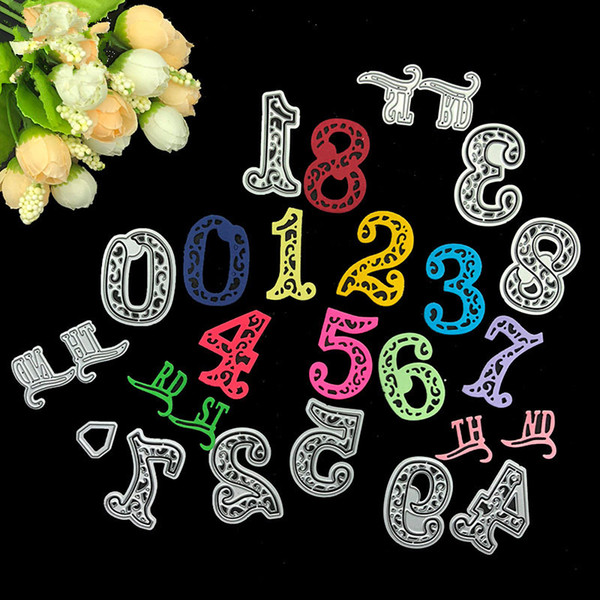 Cutting dies Letters, Numbers alphabet Cards Stencil Scrapbooking Paper Crafts handmade Embossing folder DIY paper craft Machines