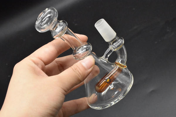 Mini Glass Oil Burner Water Bong for Oil Rigs 14mm male Water Bongs small oil burner pipe dab rig bong Ash Catcher water Pipes