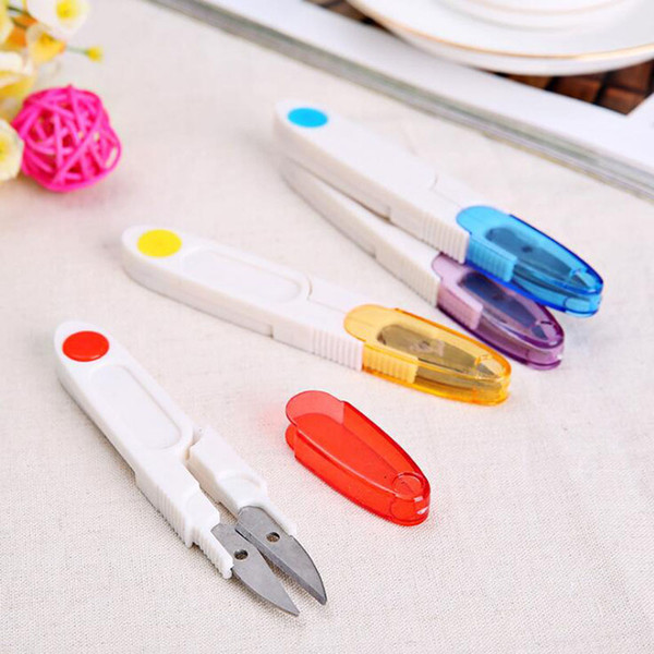 New Cutter Scissor Cross-stitch Sewing Mini Tool Embroidery Home Clipper Snip Tailor Thread Household Transparent Cover