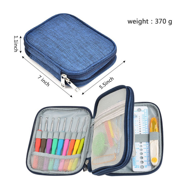 Crochet Hooks Set 72pcs Knitting Needles Weave Yarn Kit with Case Crochet Hooks Needles for Beginners Experienced Crocheters Arthritic Hands