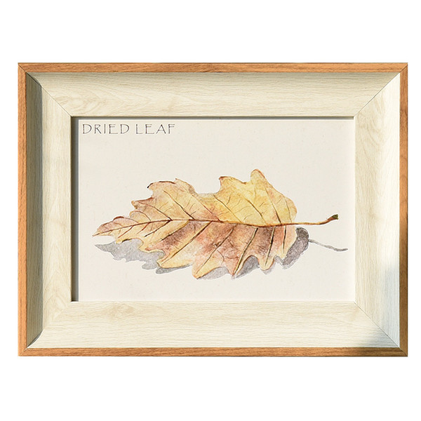 Nordic Style Dead Leaves Print Photo Frame For Table Home Decor Vintage Picture Frames Desktop Best Gift For Friend Family marco foto