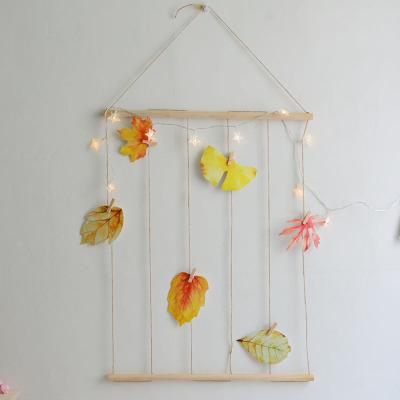 High Quality 2018 Multi Wall Hanging Picture Frames Set Collage Photos Display With Wooden And Rope Party Decor Free Shipping