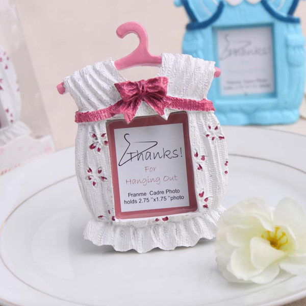 Cute baby boy baby girl cloth frame shower birthday party place card picture photo holder gift favour