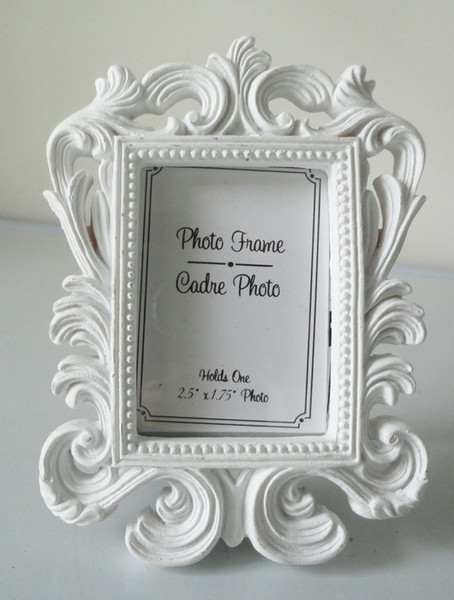 Baroque photo picture frame 10PCS/LOT wedding party place name card holder favor Black & White Options