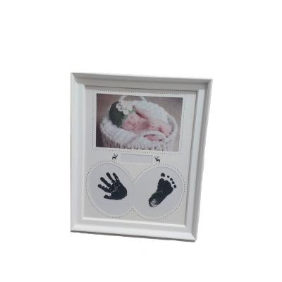 Home Decor Photo Frame High Quality Baby Picture Frame Horizontal Vertical Can Be Placed Lace Border Craft Chic Ornate Edging Design