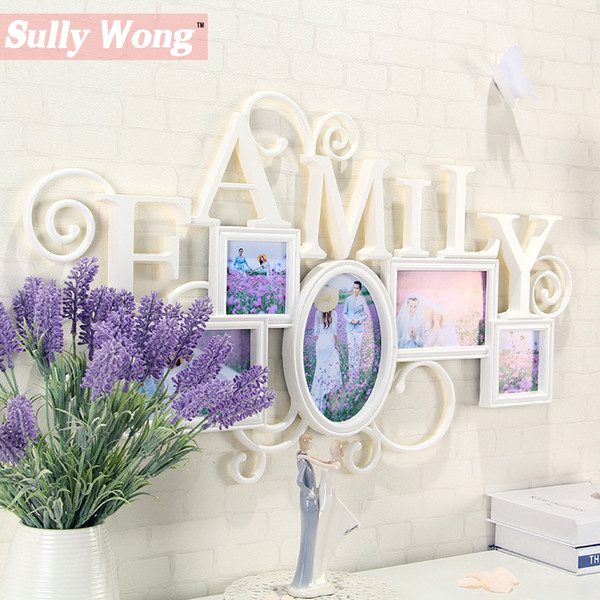 Sully Wong Freeshipping 5 Boxes 2PC/Lot and 8 boxes 8PC/Lot Romantic Hanging Carved Family&Wedding Photo Collection Frame CF-8