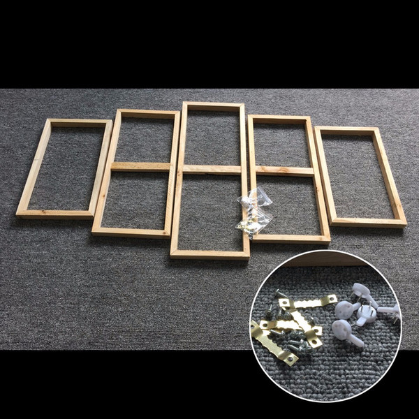 5 Pcs/Set Group Painting Wooden Inner Frame For Canvas Oil Painting Diy Paintings Wood Frames