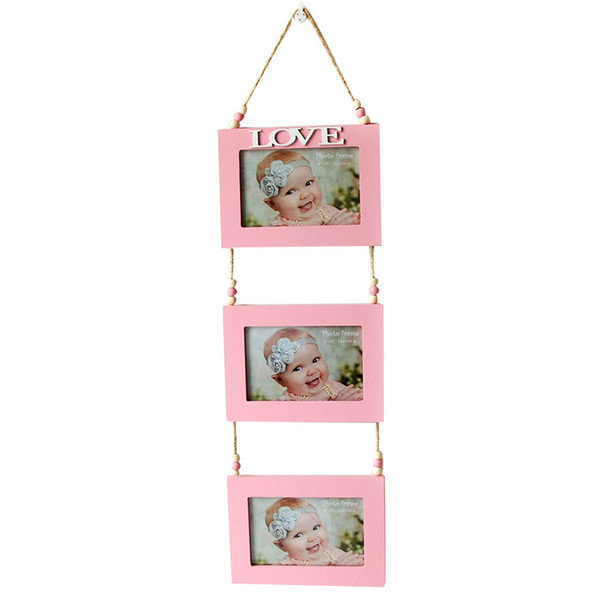 Multi-frame Photo Frame Hanging Wall Bois Picture Frames Para Family Gift Home Decor Art Craft Porta Retrato Hanging Frames