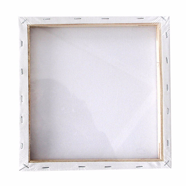 1pc Small Art Board White Blank Square Artist Canvas Wooden Board Frame Primed For Oil Acrylic Paint Mayitr Painting Boards