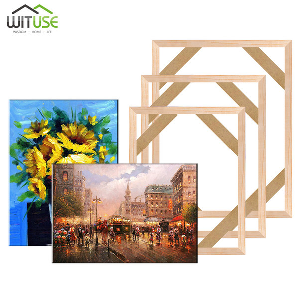 DIY Wooden Canvas Frame For Oil Painting Canvas Print Painting Frames Gallery Stretcher Bar Christmas Decoration For Home