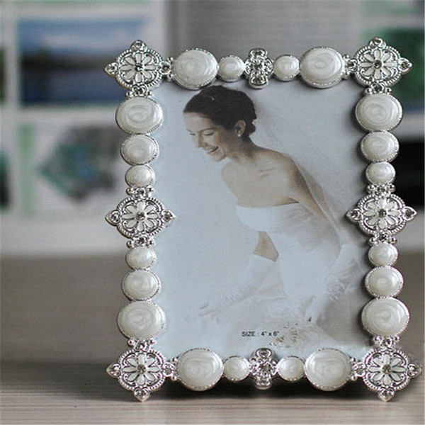 Modern Style Metal Picture Frames High Quality Desktop Photo Frame Birthday Gift Picture Frame For Living Room Bedroom Dector