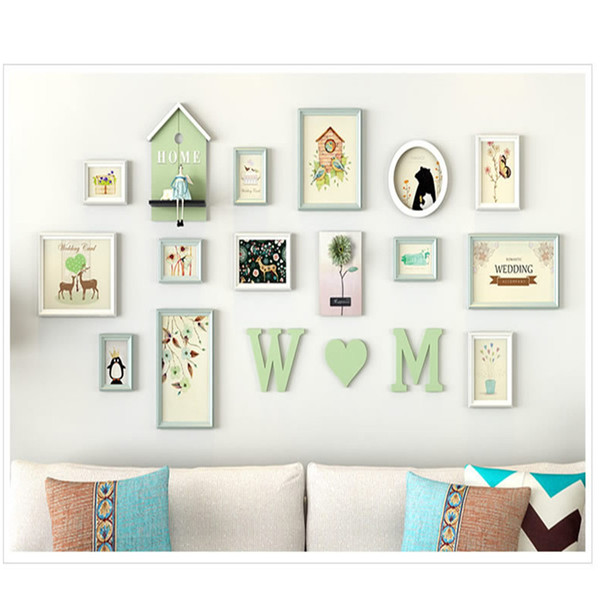 Europe Classic Photo Frame Wall Wedding Room Picture Decoration Hanging Wall Picture Album Creative Photo Frame Set Cheap Frame