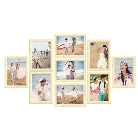 Frame Collage Picture Photo Frame Set Wall Hanging Family Photo Frames Cadre Photo Moderne Wedding Home Decor Gift Wall Sticker