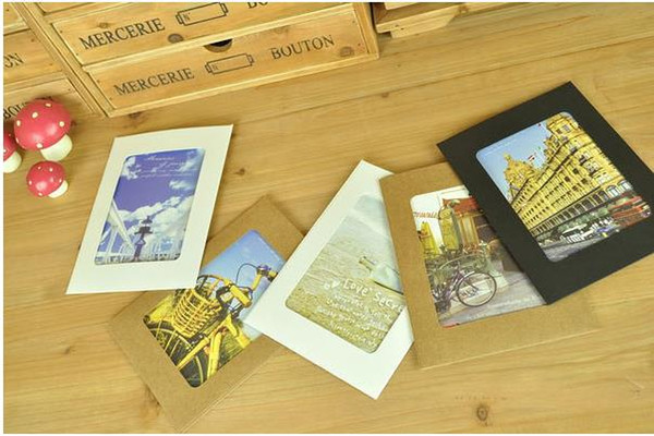 New Arrive 10 boxes 6 inch paper frames for pictures Vintage frame photo DIY baby photo frame wedding photo frame wall